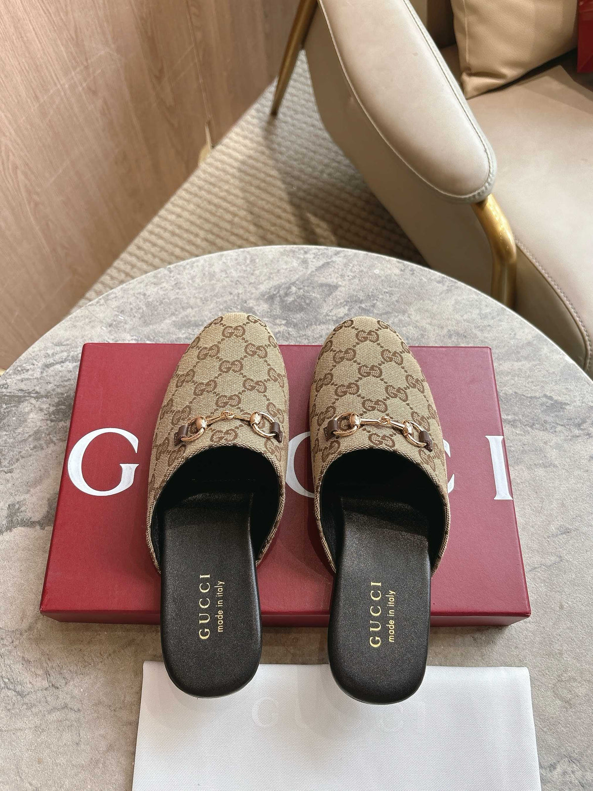 horse bit buckle slippers 0725101406