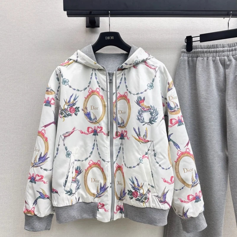 New Fashion Women's DIO 2 Pieces Reversible Tracksuit Set DM1326091810