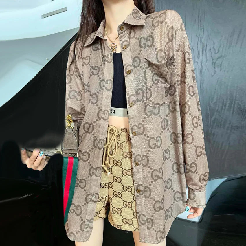 New fashionable printed casual shirt 1024080121