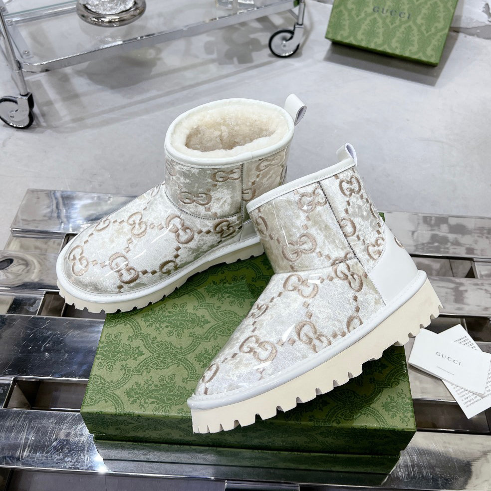 G fashion winter women's PVC electroplated snow boots XC0723110304
