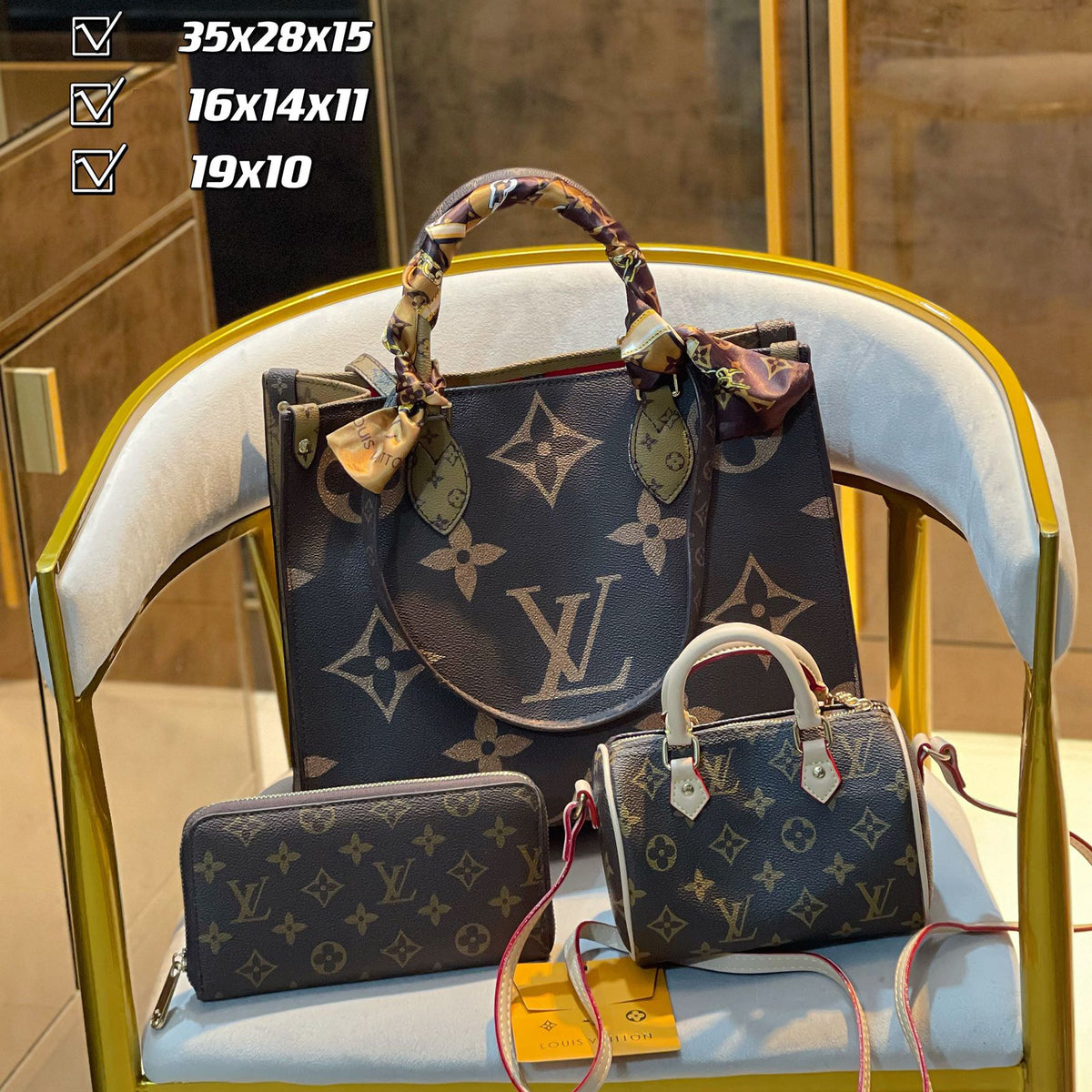 New fashion design style all-match three-piece bag XC7040714