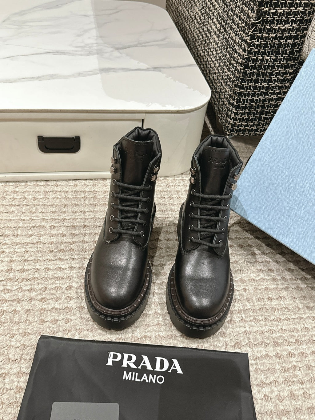 P retro color polished martin boots 0724111206