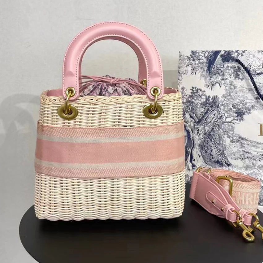 Fashion woven vegetable basket shoulder bag 1024080219