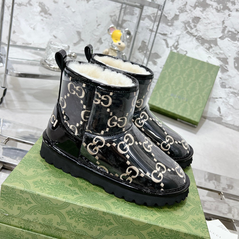 G fashion winter women's PVC electroplated snow boots XC0723110304