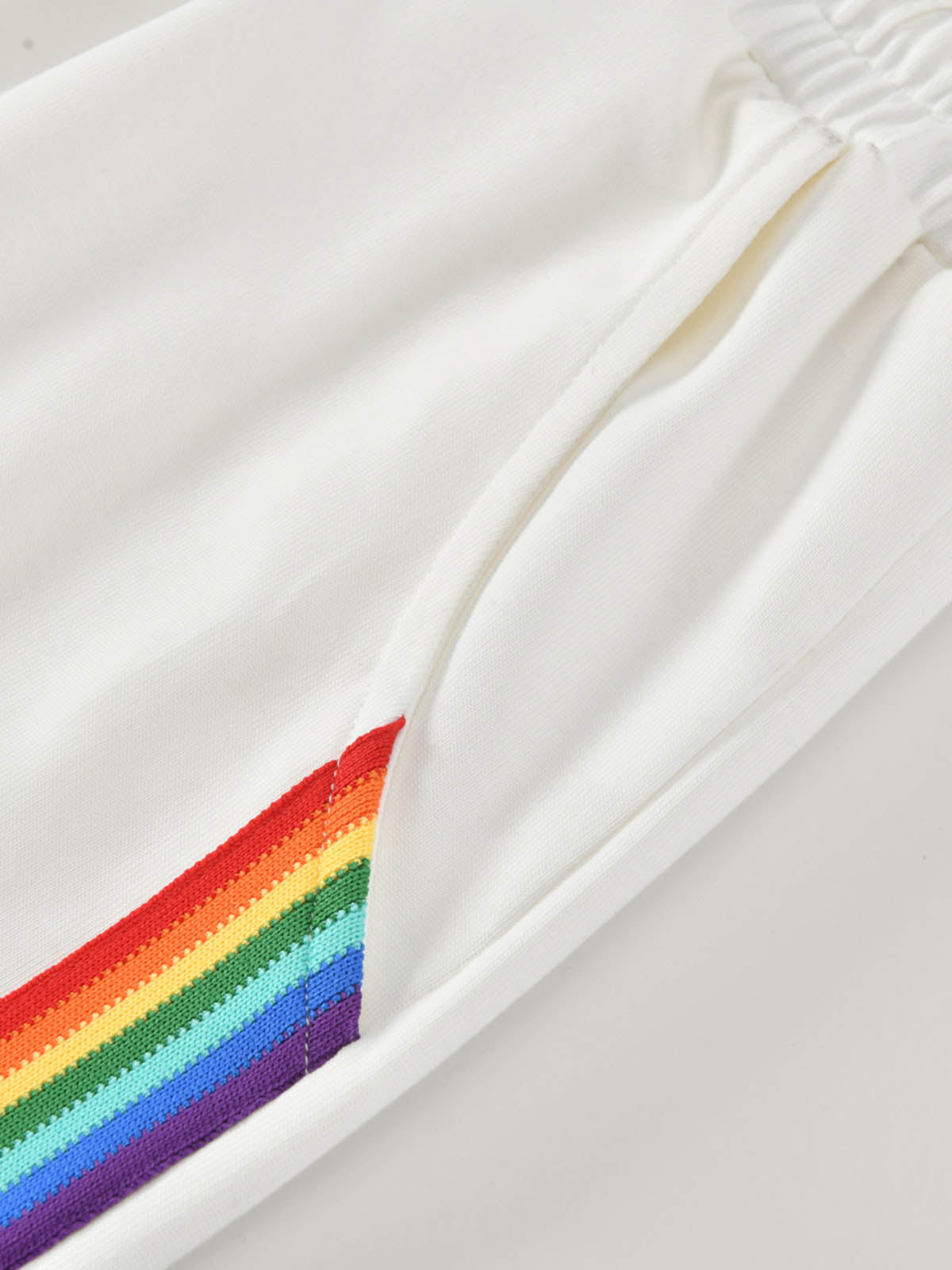 Pride Rainbow Crochet Tank Top & Shorts Set – LGBTQ+ Sleeveless Crop Top For Pride