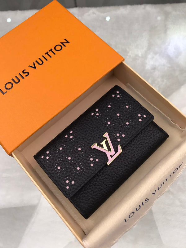 New Genuine Leather Black Wallet X091106
