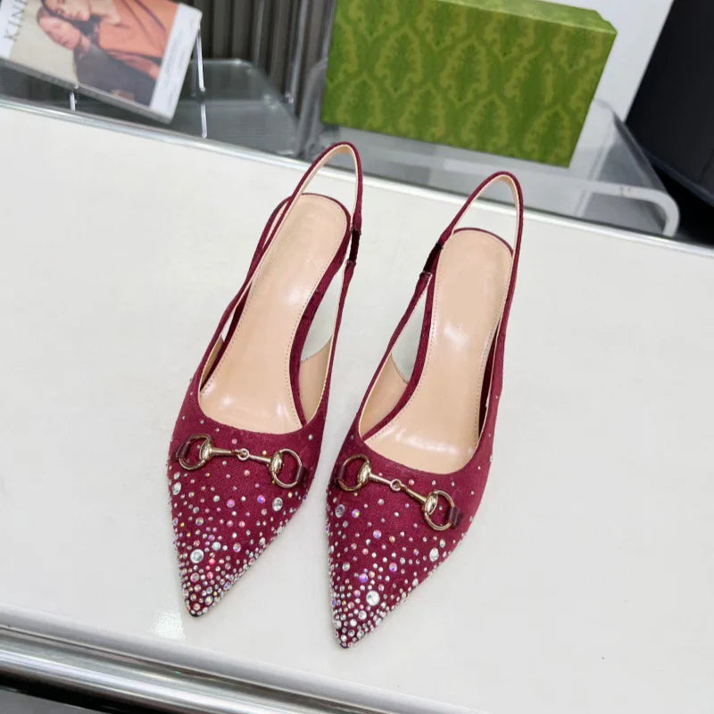 Fashion Rhinestone High Heeled Sandals 1025040214