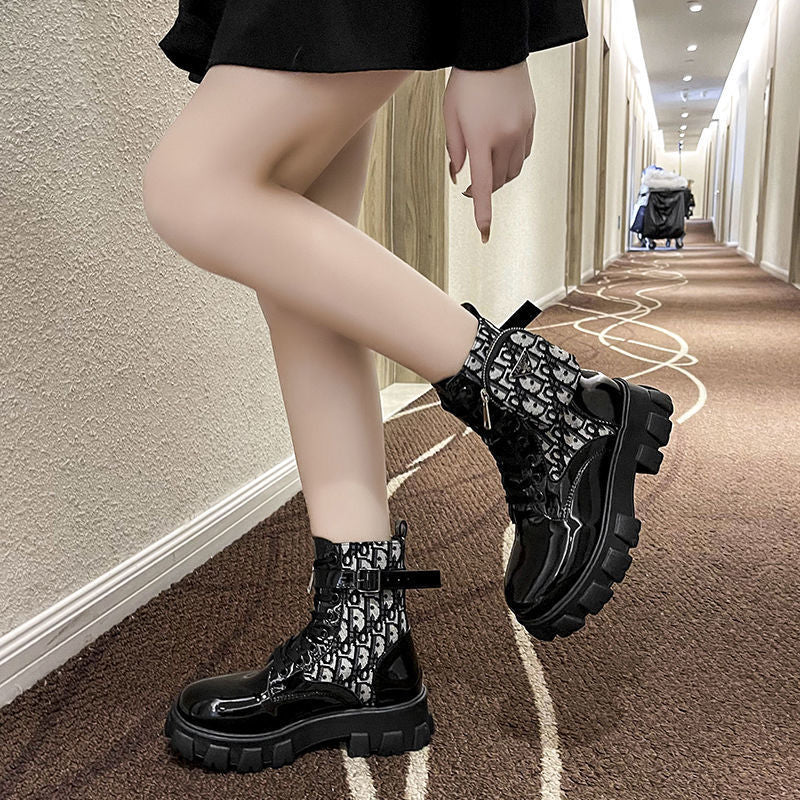 Fashion and versatile thick soled Martin boots PF1023101322