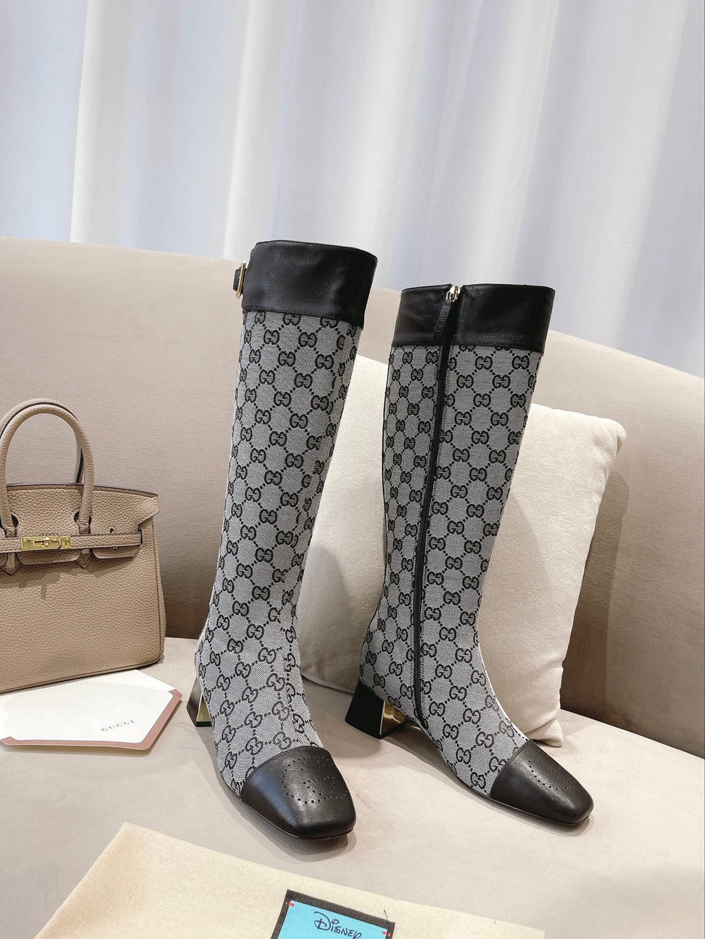 Fashion hollow  hollow carved print high-heeled boots 0724102315