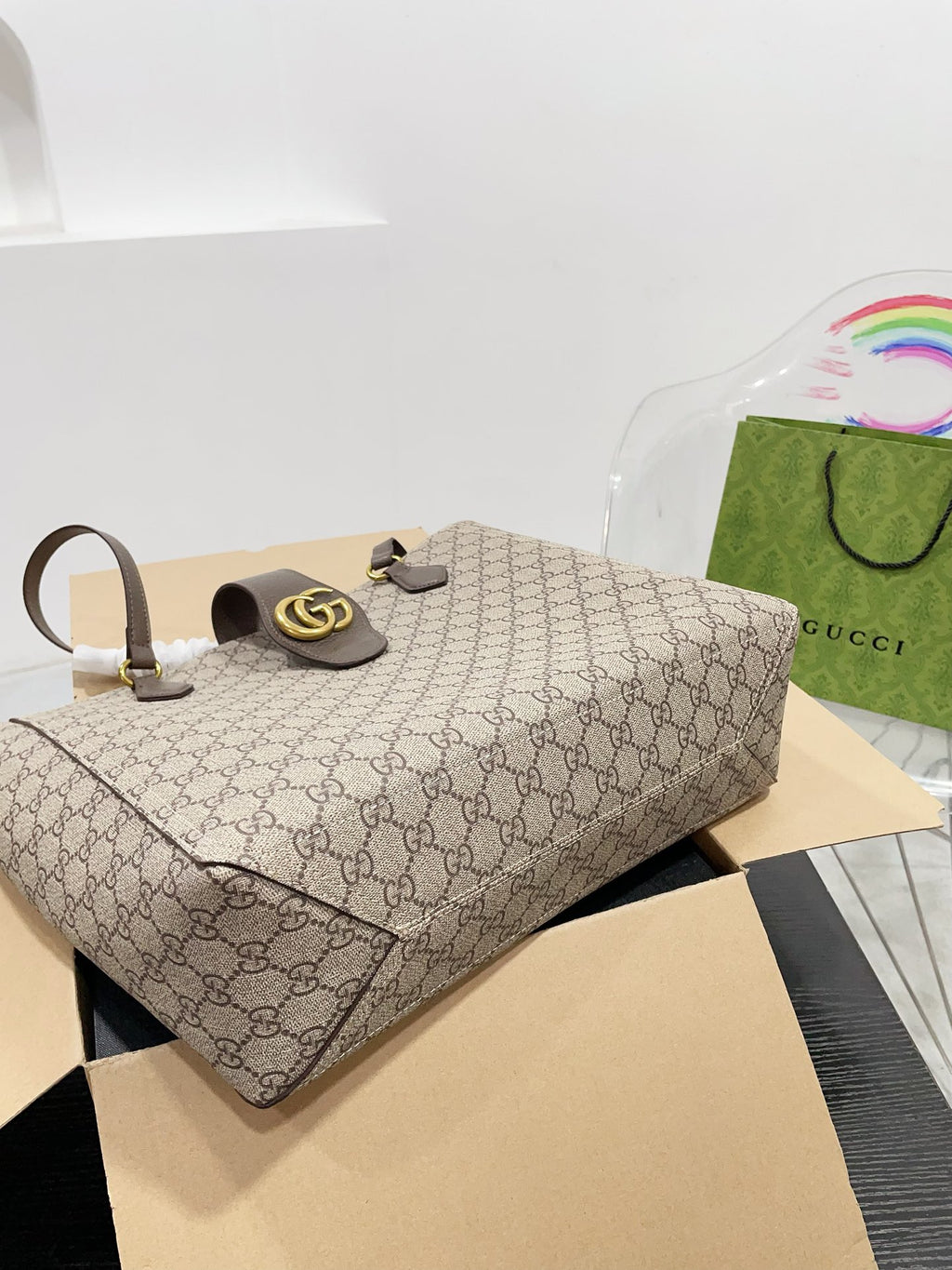 G Fashion Print Tote Bag 0724102101