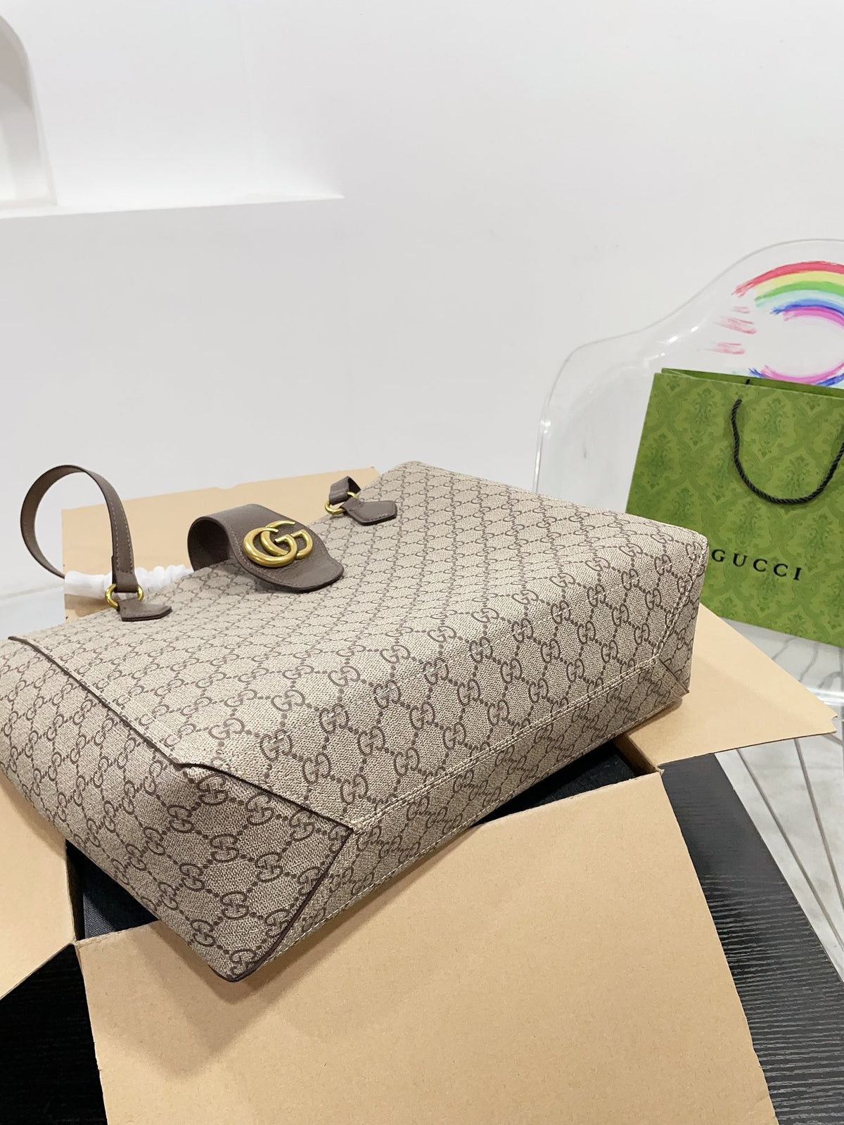 G Fashion Print Tote Bag 0724102101