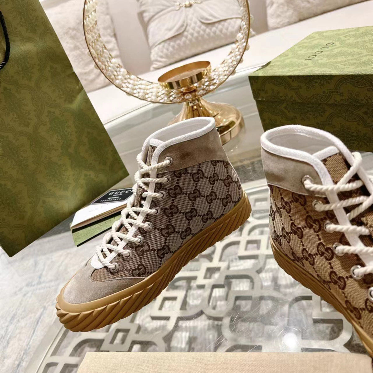 Fashion Print High Top Sneakers XC0723041717