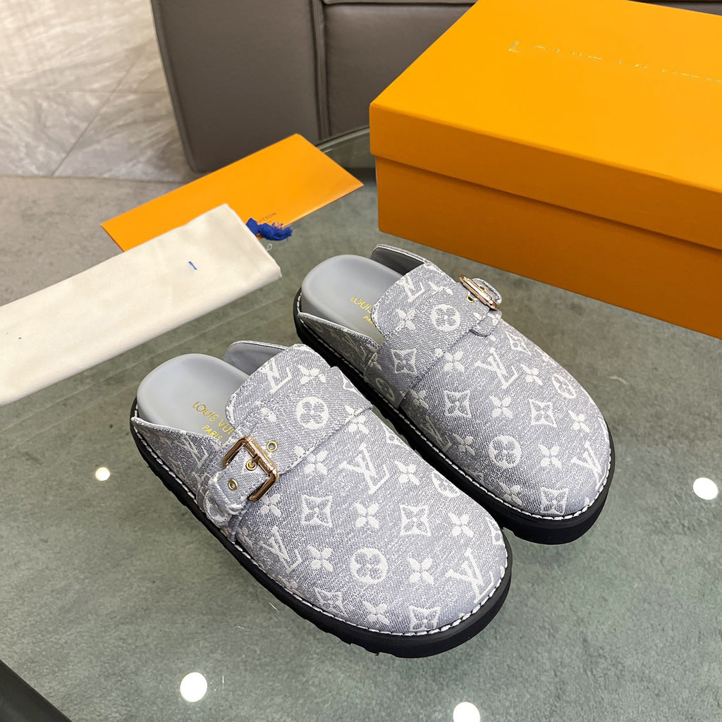 printed cotton slippers 03083