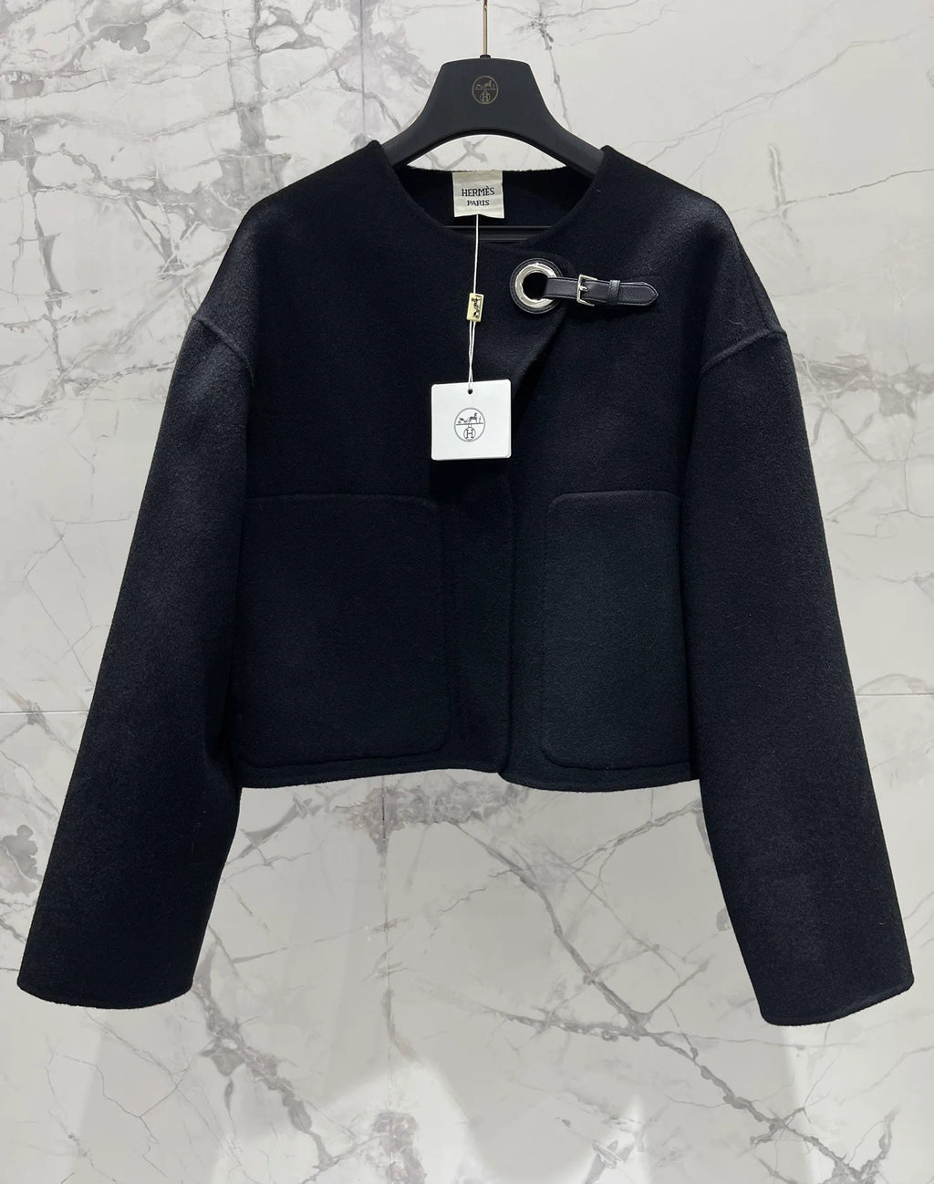 H Fashion Women's Cashmere Short Jacket 0724022302