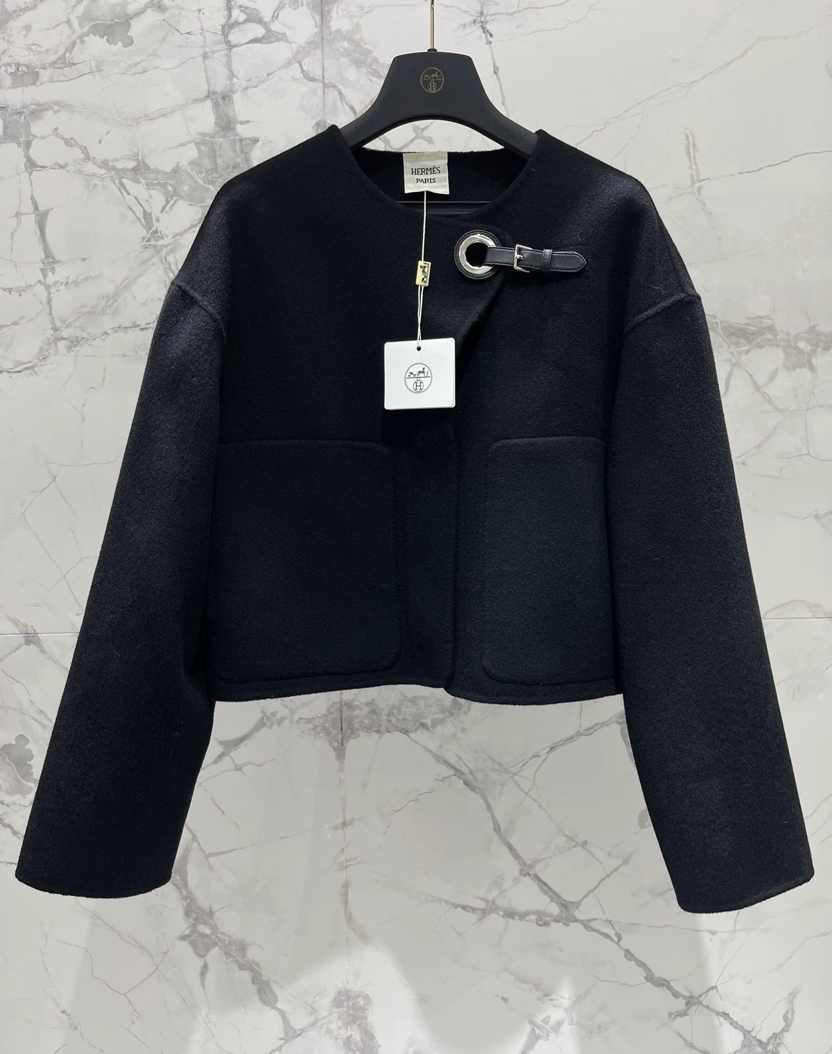 H Fashion Women's Cashmere Short Jacket 0724022302