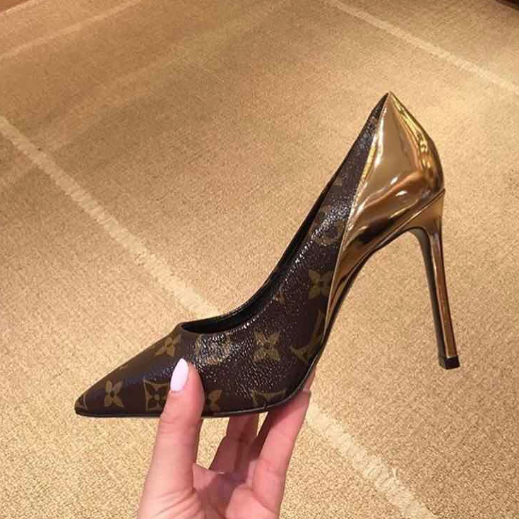 Women's Classic Print High Heels XC07050511