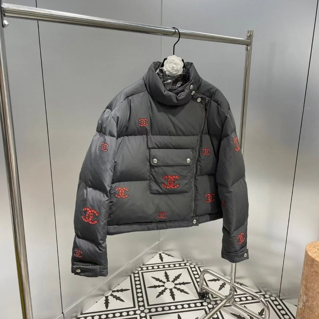 Xiaoxiang Autumn And Winter New Short Down Cotton-padded Jacket Winter Thickened All-match Casual Two