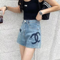 Fashion Western Style Denim Shorts PD1023081006