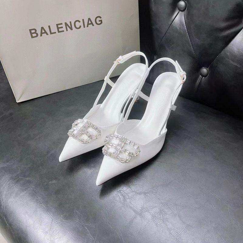 Fashion Rhinestone Toe Covered Sandals Pointed High Heels 1024070809