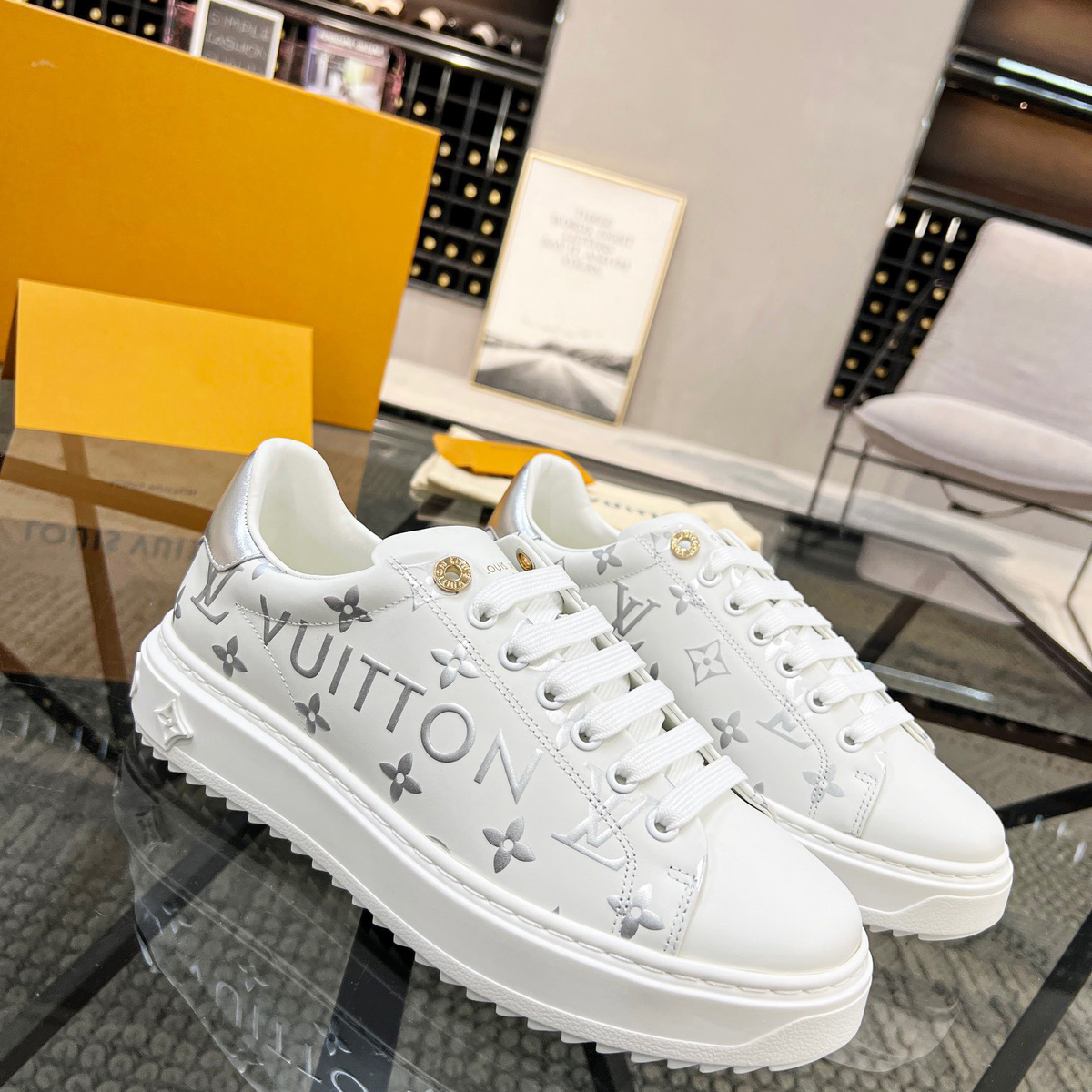 couple style printed white shoes XC0723042102