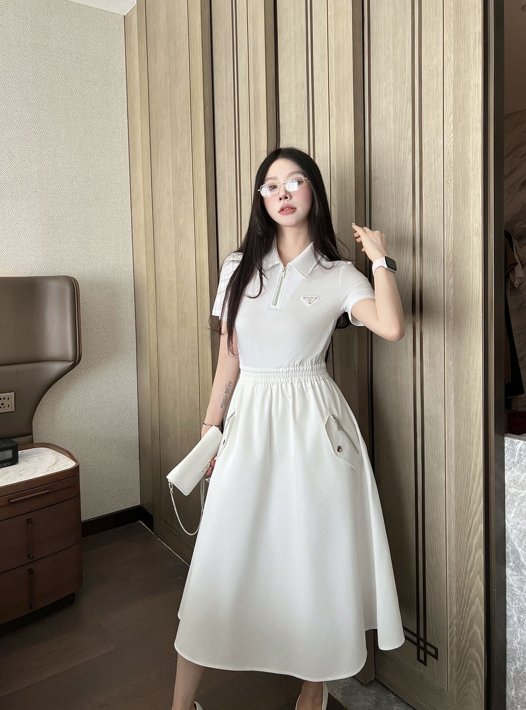 P Fashion Short Sleeve Dress 0725022610