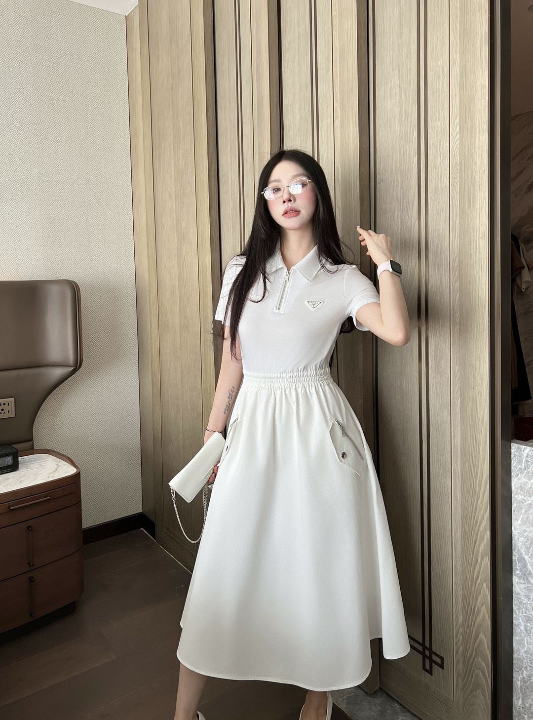 P Fashion Short Sleeve Dress 0725022610