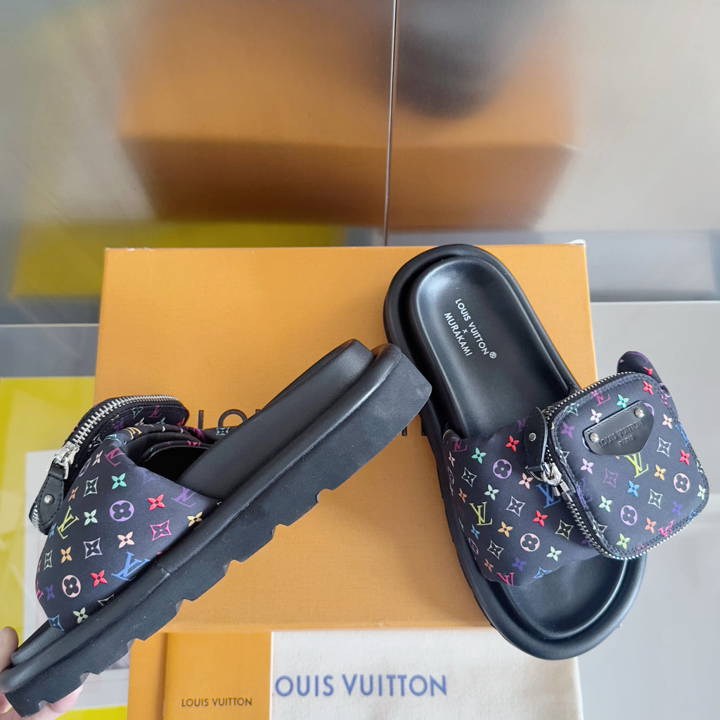 L Velcro Wallet Flat Sandals 0725021904