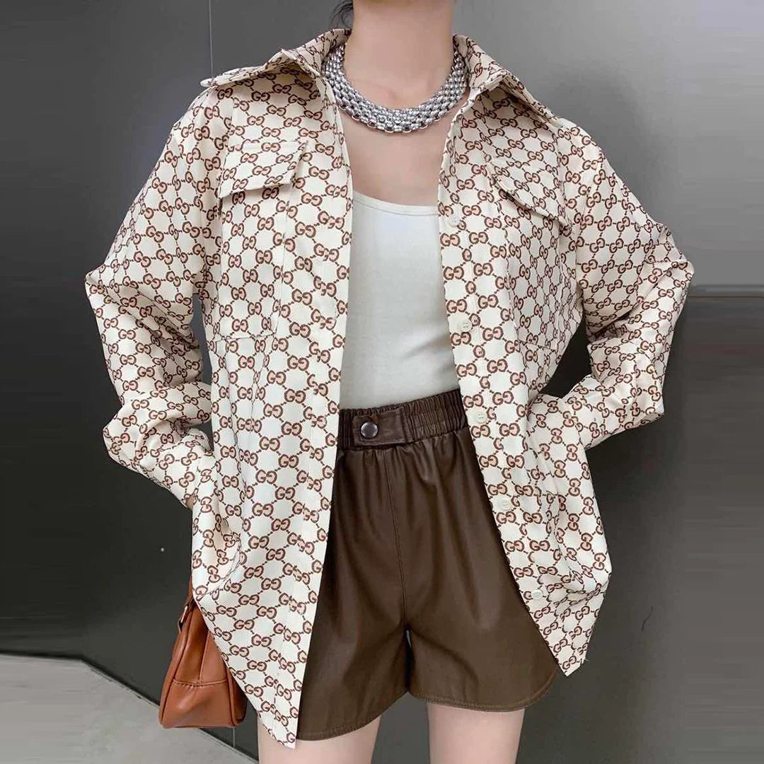 New fashion versatile casual shirt for women 1024010808