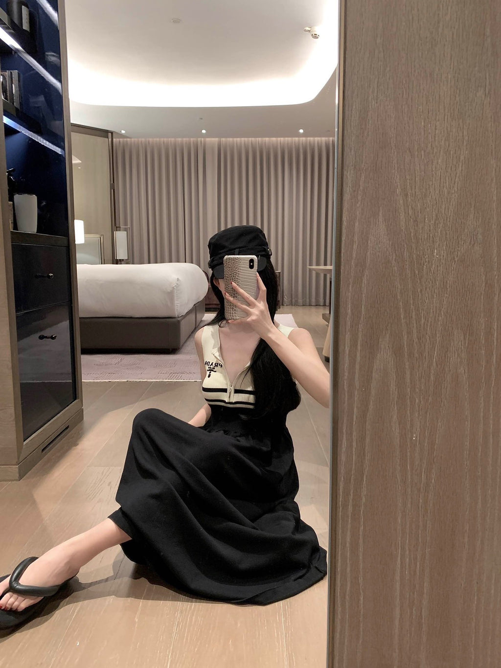 P 24ss new style striped long skirt 0724071812