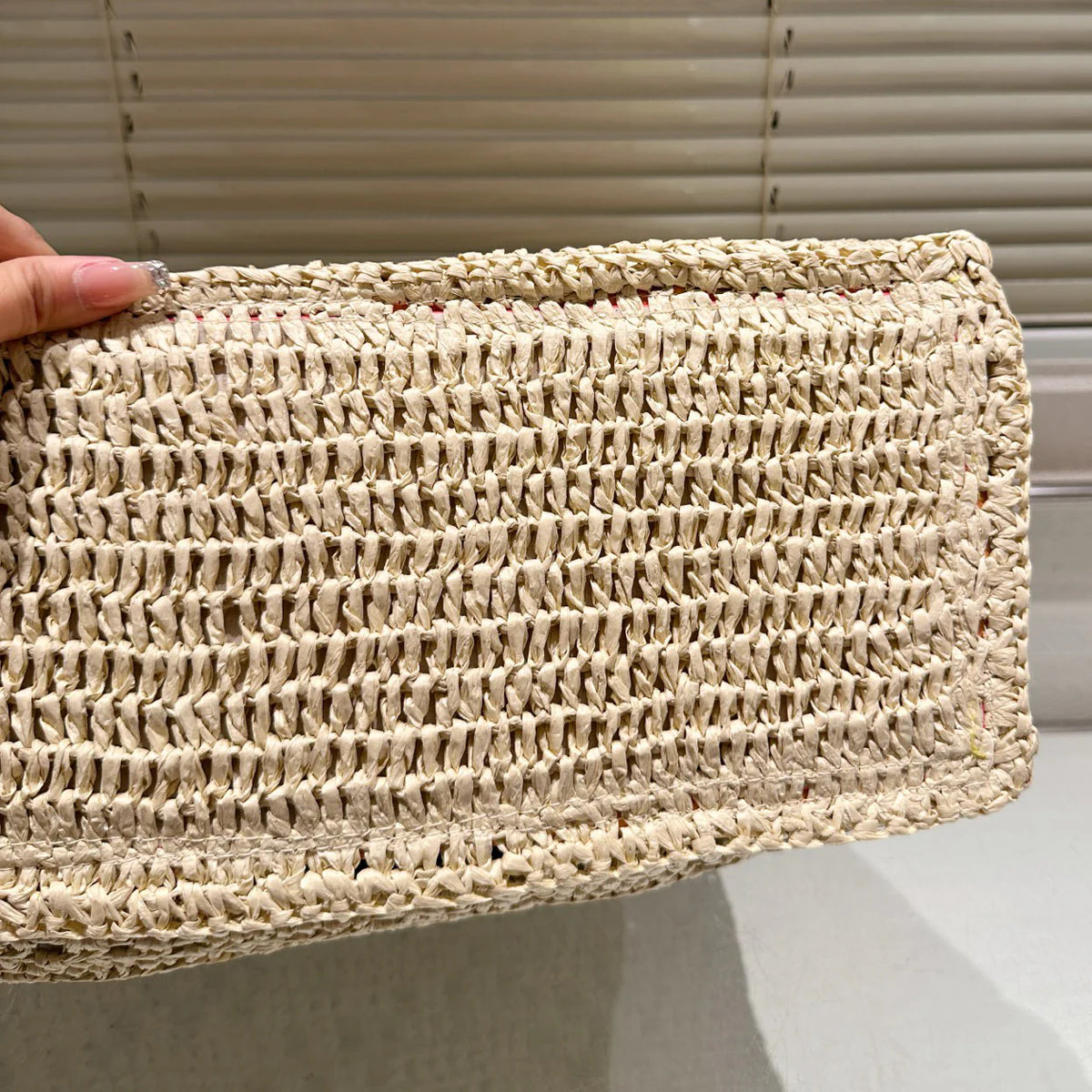 L Braided Tote Bag 1025070405