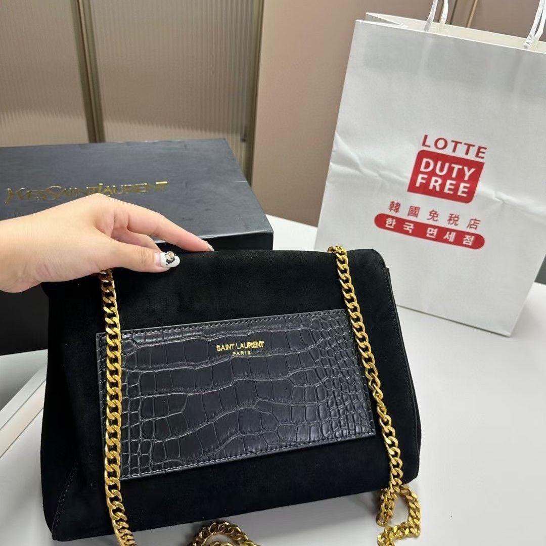 Suede women's double-sided armpit chain bag 9000929002