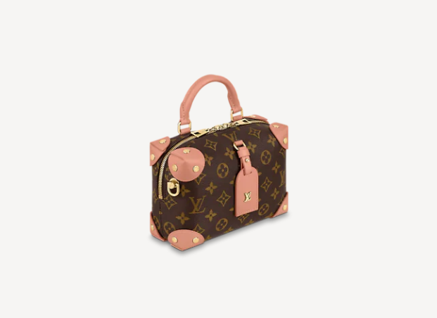 Handmade Leather Shoulder bag 3WAY COLORS black and peach