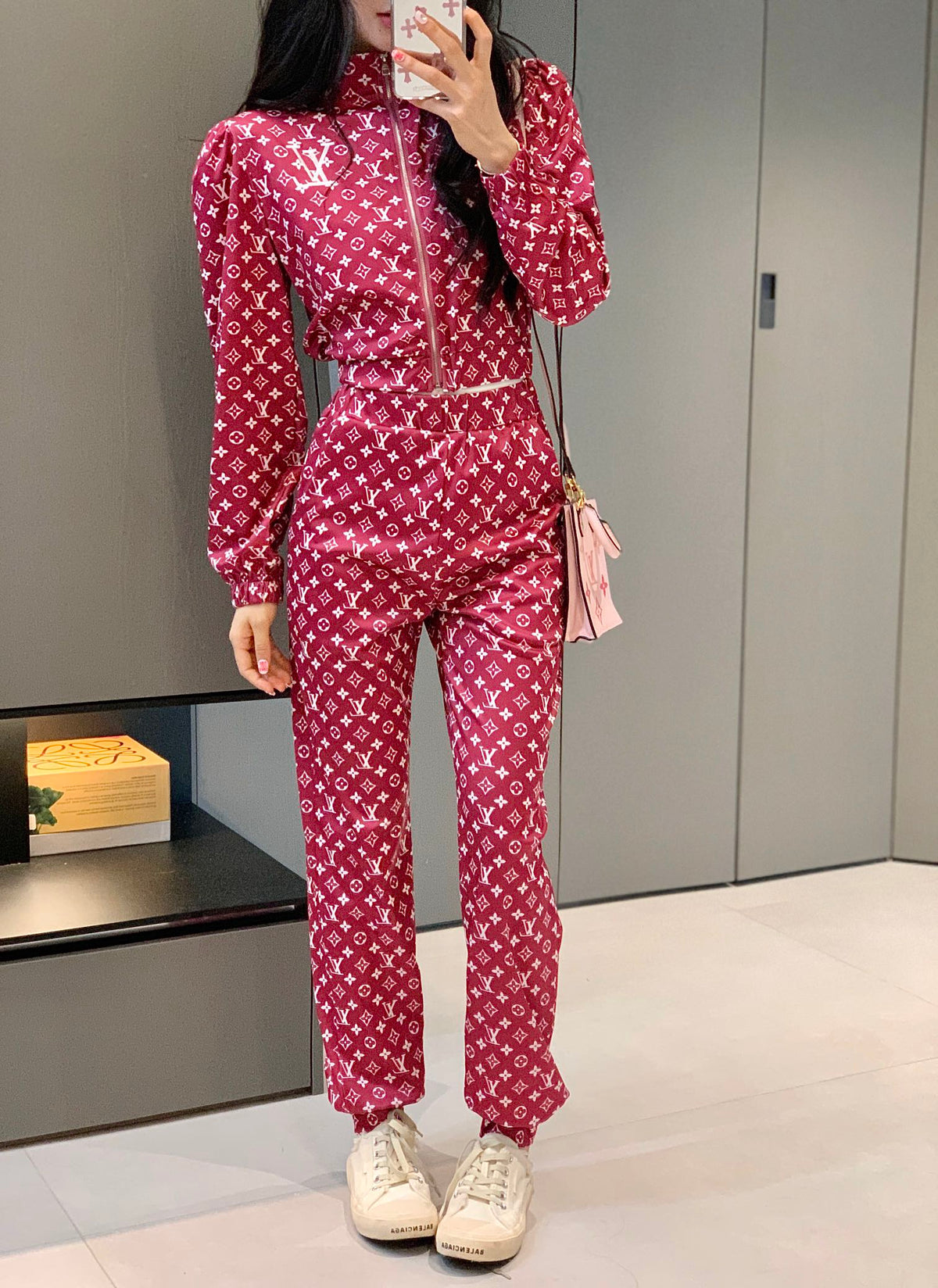 V Fashion letter print set 0724101111