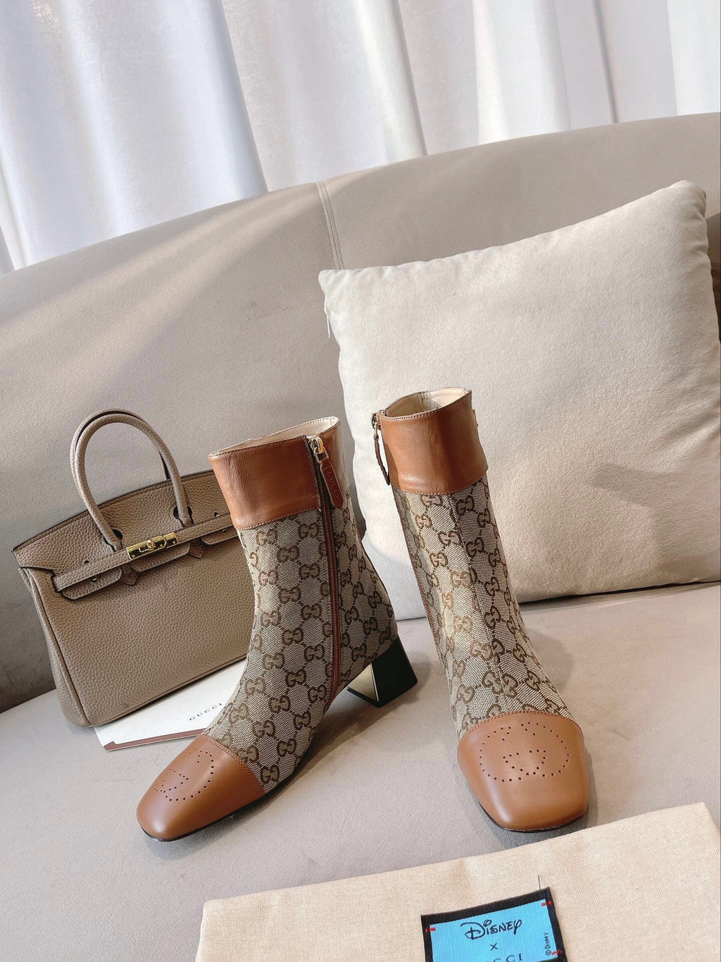 Fashion hollow  hollow carved print high heel boots 0724102314
