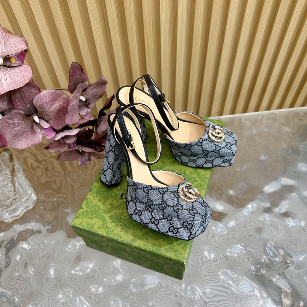 G new fashion ladies printed high heels 0725042004