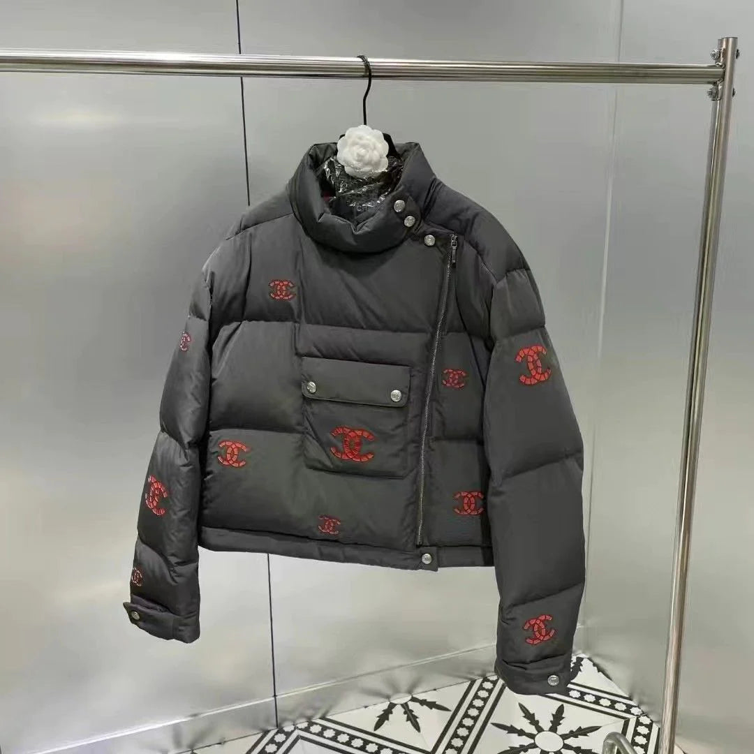Xiaoxiang Autumn And Winter New Short Down Cotton-padded Jacket Winter Thickened All-match Casual Two
