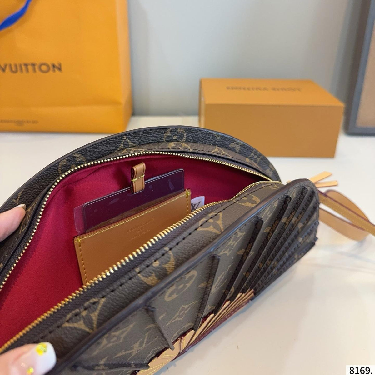L fashion printed fan bag 0725070703