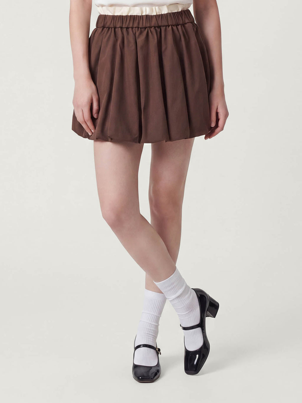 Preppy Contrast Collar Plaid Crop Shirt + Ruffle Shorts Or Skirt Matching Set | KINS CLASS