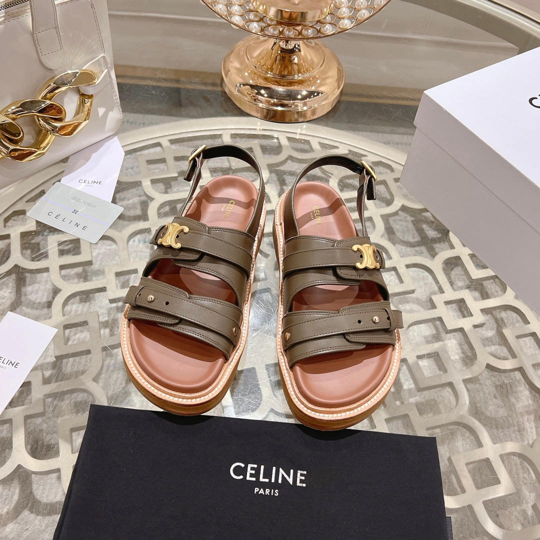CLN Fashion Leather Roman Sandals 0725041402