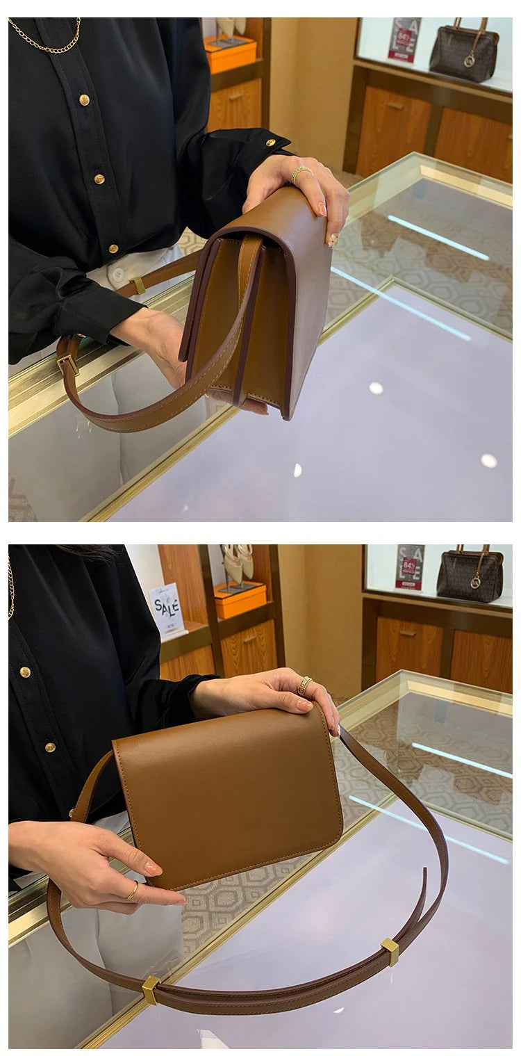 Fashion New Women's Bag, Simple And Solid Color Tofu Bag 1024010302