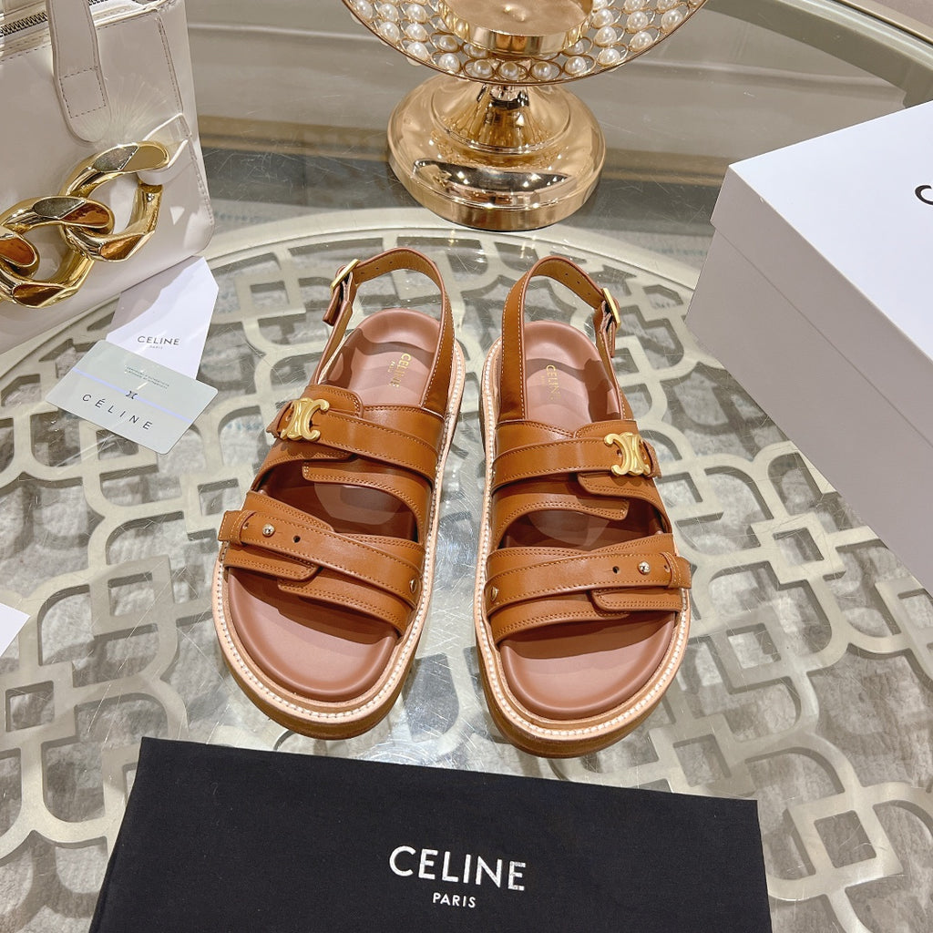 CLN Fashion Leather Roman Sandals 0725041402