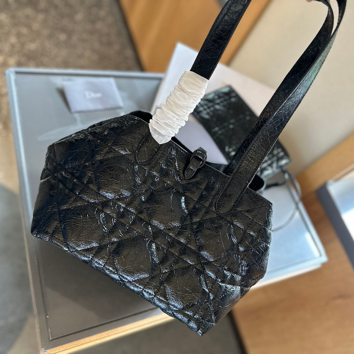 DIO TOUJOURS classic rattan bag 1824071901