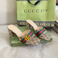 Chunky heel slippers XC0123072819