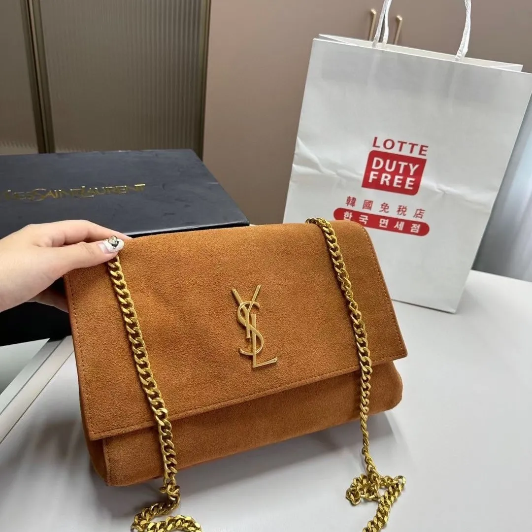 Suede women's double-sided armpit chain bag 9000929002