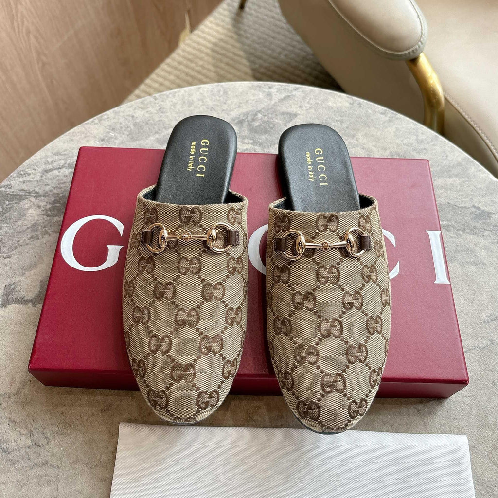horse bit buckle slippers 0725101406