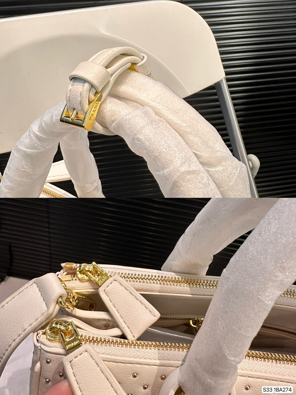 P stylish rivet killer tote bag 0724101412