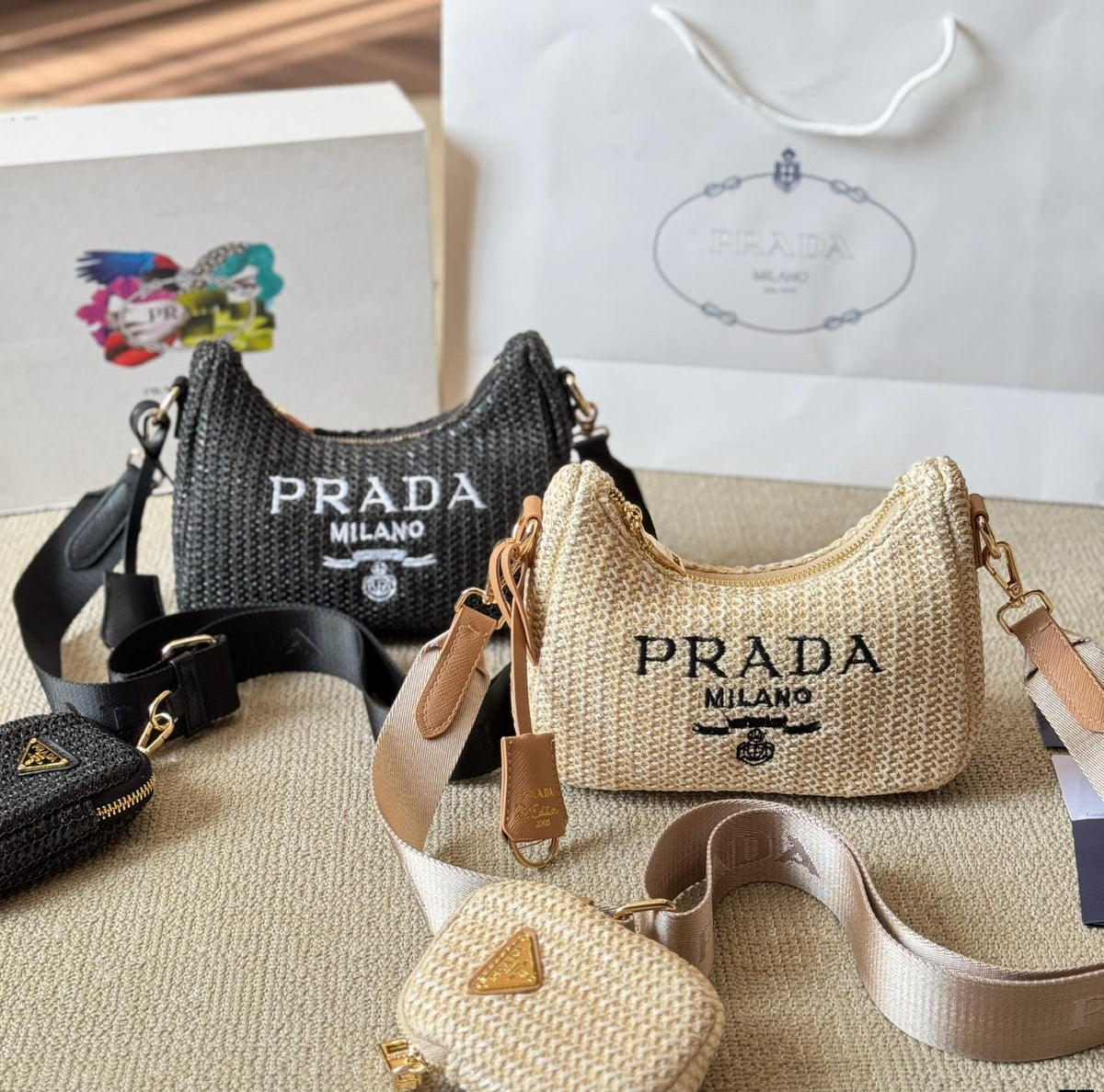 P Fashion Sunshine Straw Bag 0725022810