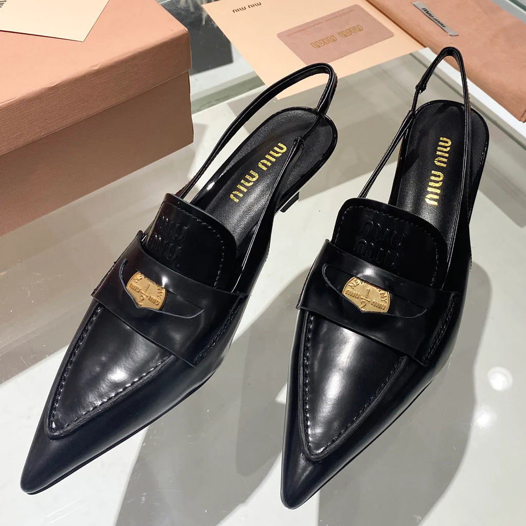 New Kitten Heel Pointed Toe Sandals 1025062403