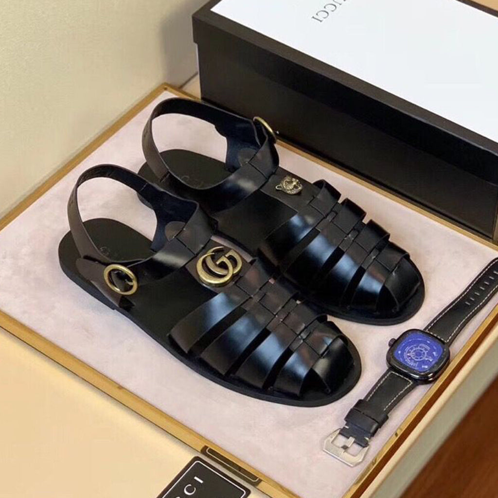 Fashion trendy leather sandals PD10062713