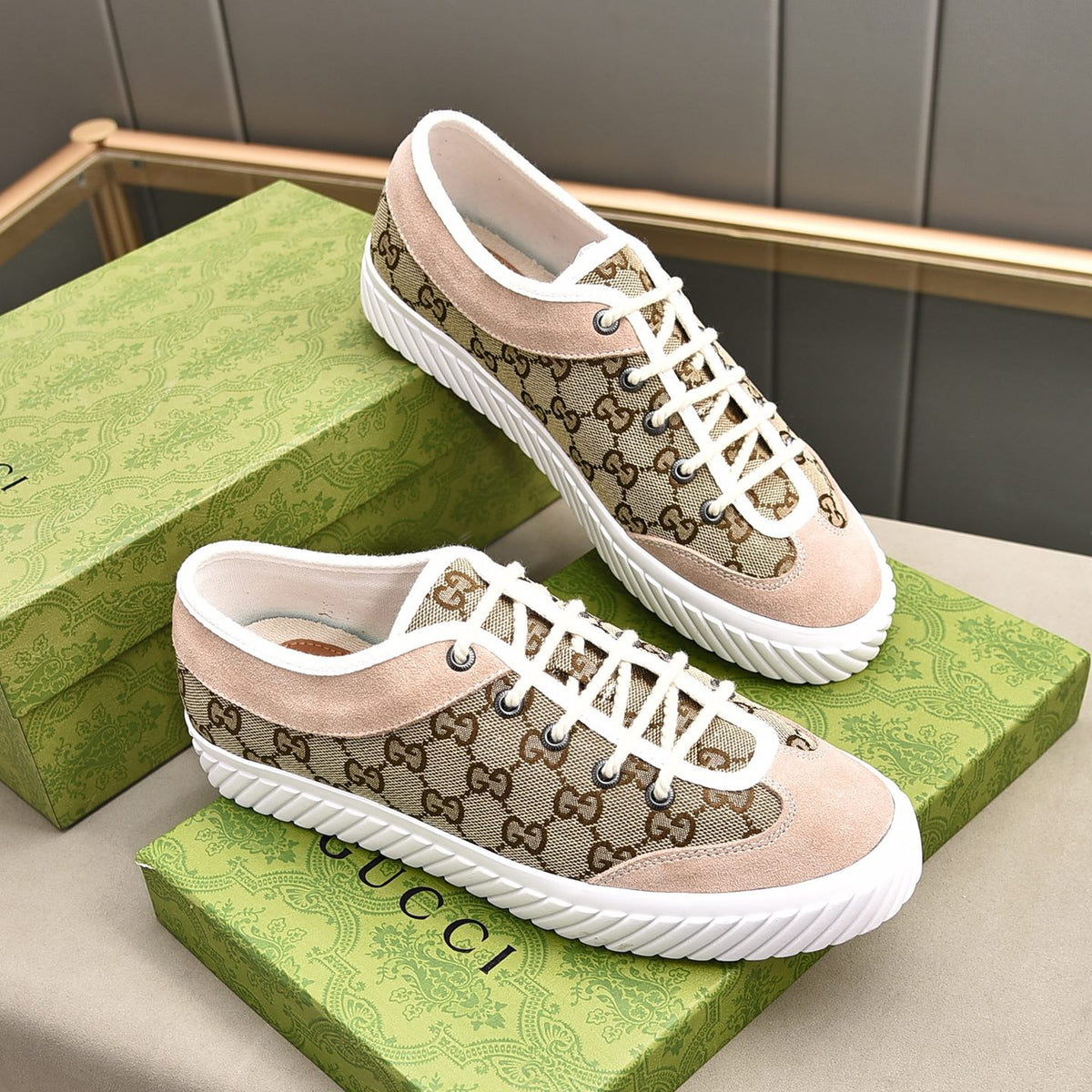 low top printed canvas shoes XC0723041701